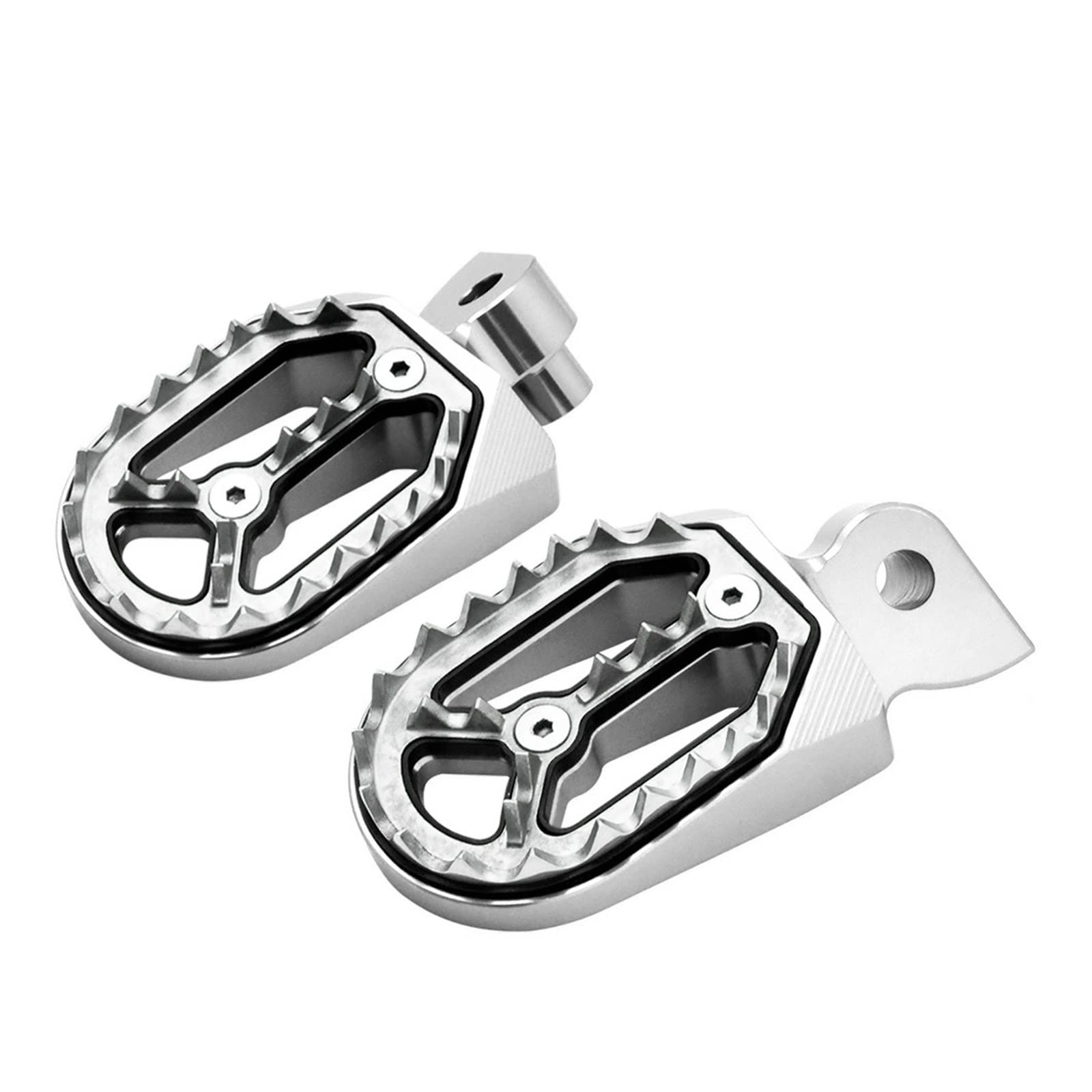 Fußrasten Motorrad Fußrasten Fußrasten Fußrasten Ruht Pedale Für Suzuki Für RM250 Für RM450 2010 2011 2012 2013 2014 2015(Silver) von KZZYPJ