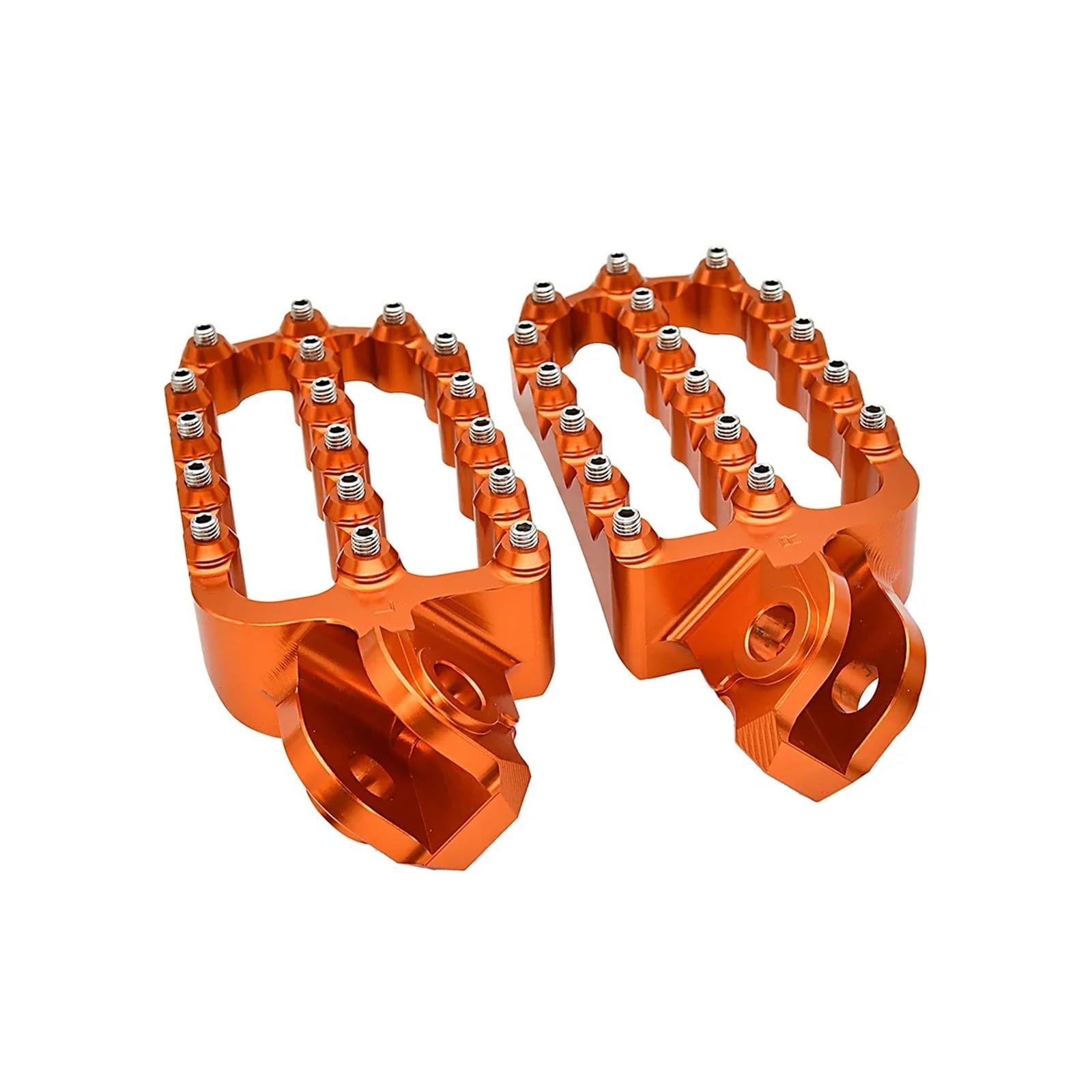 Fußrasten Motorrad Fußrasten Skidproof Pedal Breite Fußrasten Für TC65 Für TC250 Für FS450 Für TC85 2014 2015 2016(Orange) von KZZYPJ