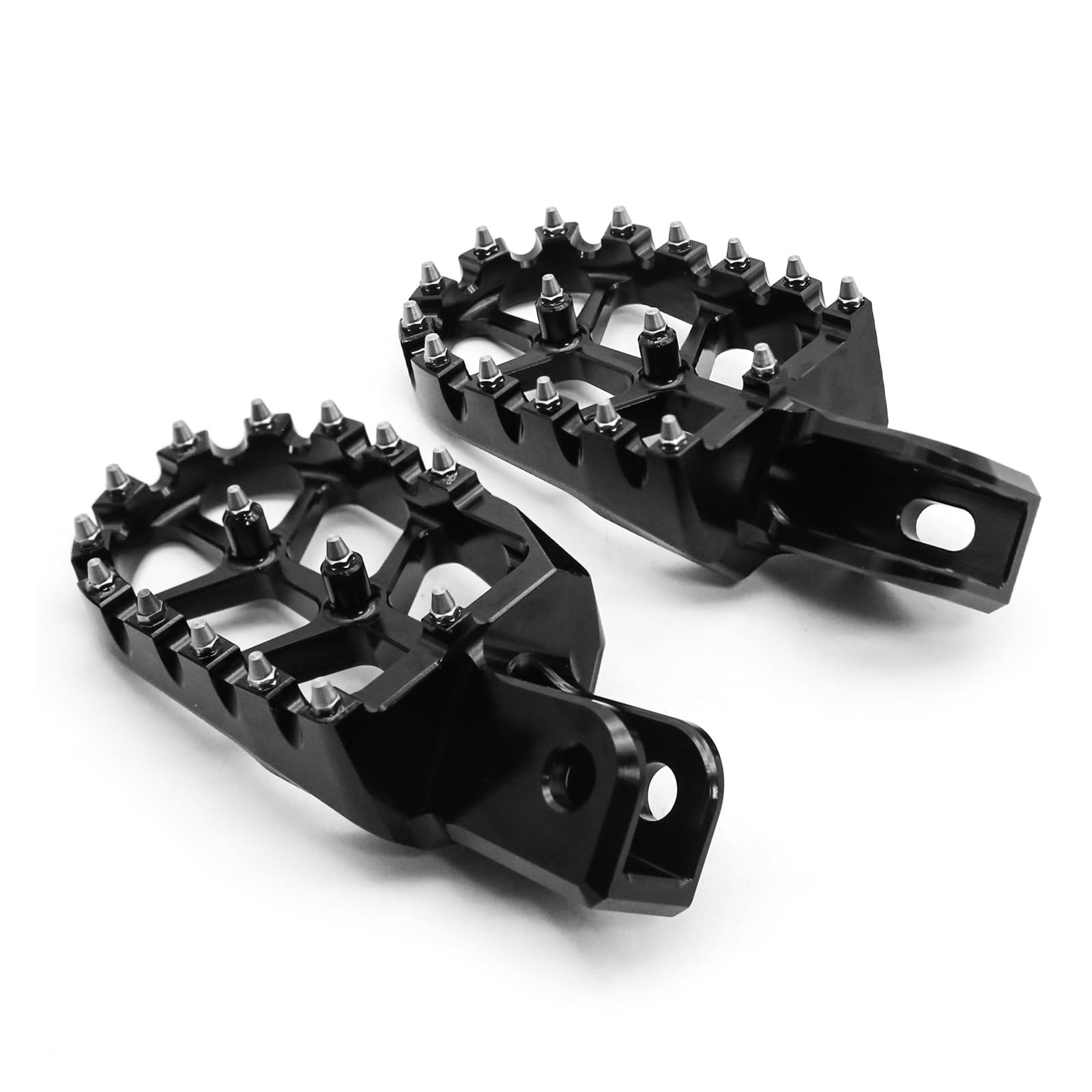 Fußrasten Motorrad Fußstützen Fußstütze Dirt Bike Fußrasten Pegs Pedale Für CRF230 Für CRF 230(Black) von KZZYPJ