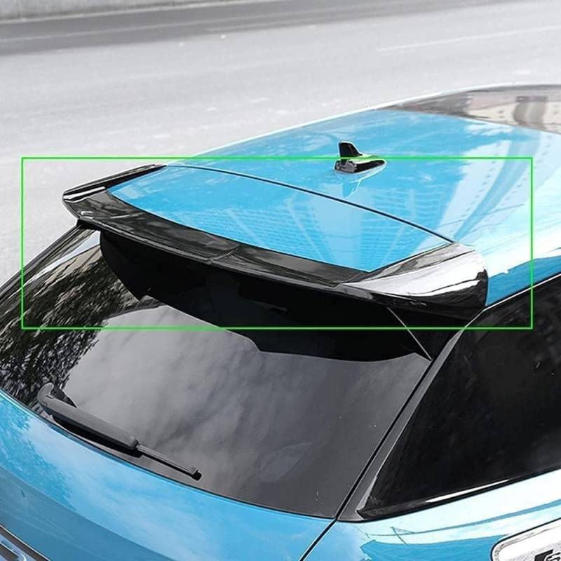 Auto Heckspoiler für Audi Q2 2018 2019 2020 2021,Kofferraumspoiler Heckflügel Spoiler,Auto Dekoration Zubehör,A-glossyblack von Ka6MDg