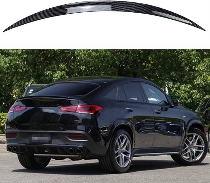 Auto Heckspoiler für Benz Classe GLE Coupe C167 GLE350 450 GLE53 AMG 2020 2021 2022,Kofferraumspoiler Heckflügel Spoiler,Auto Dekoration Zubehör,A-Carbonfiberlook von Ka6MDg