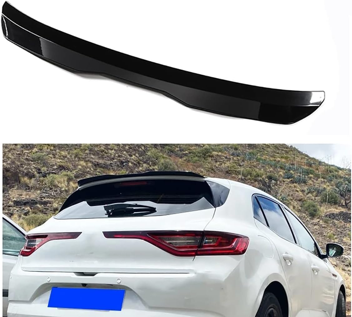 Auto Heckspoiler für Megane 4 IV GT Sport Tourer 2016 2017 2018 2019 2020 2021 2022,Kofferraumspoiler Heckflügel Spoiler,Auto Dekoration Zubehör,A von Ka6MDg