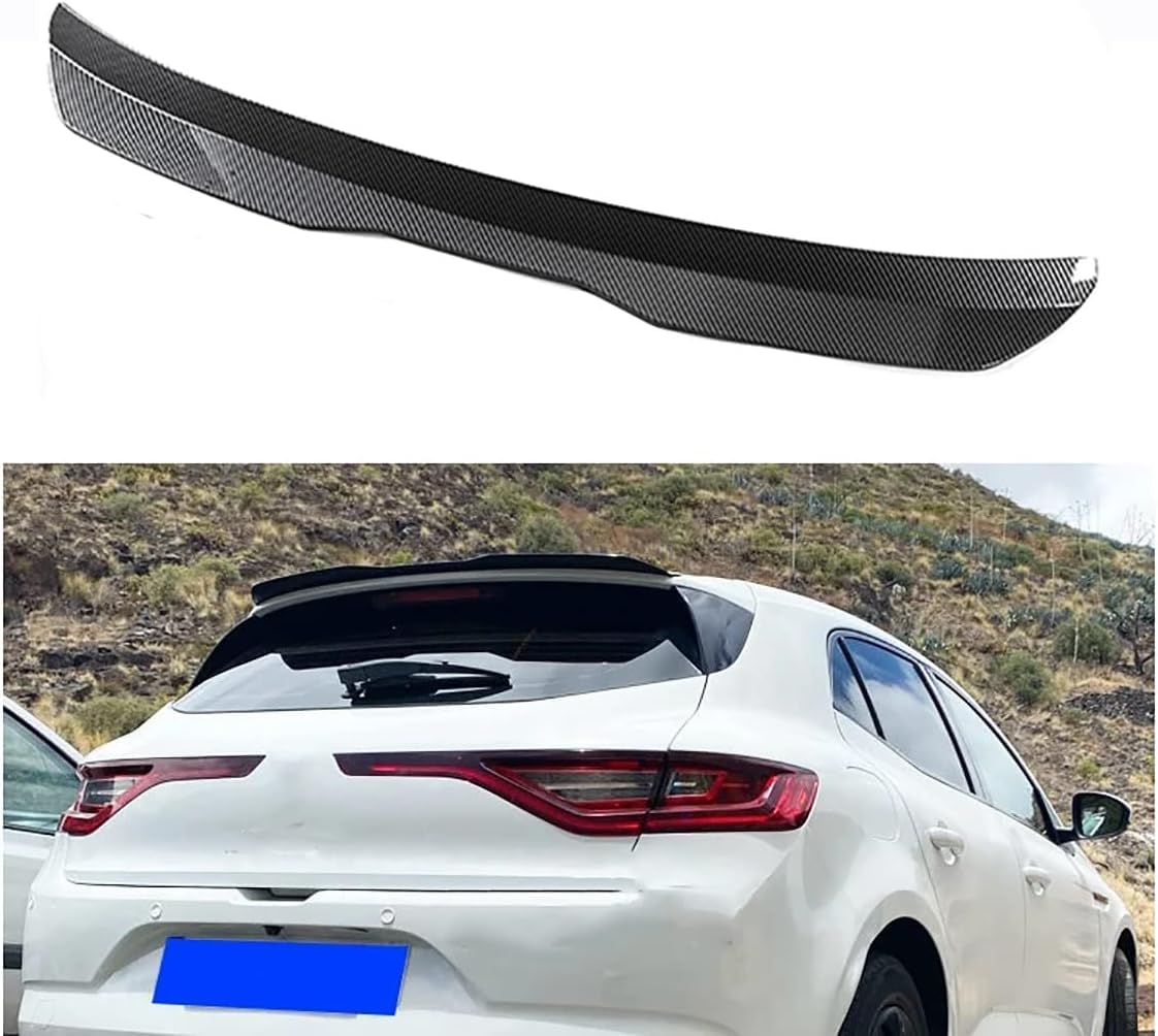 Auto Heckspoiler für Megane 4 IV GT Sport Tourer 2016 2017 2018 2019 2020 2021 2022,Kofferraumspoiler Heckflügel Spoiler,Auto Dekoration Zubehör,B von Ka6MDg