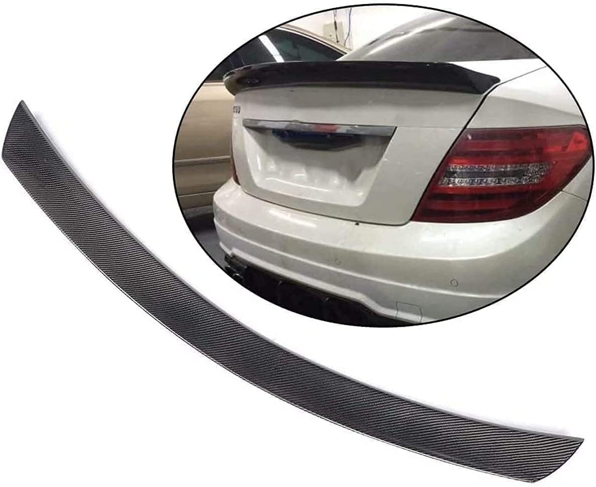 Auto Heckspoiler für Mercedes Benz C-Class C63 AMG C180 C200 C250 C300 2008-2013 2014,Kofferraumspoiler Heckflügel Spoiler,Auto Dekoration Zubehör von Ka6MDg