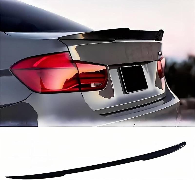 Auto Heckspoiler für Opel Vauxhall Insignia/Insignia Sedan B A 2009-2021 2022 2023 2024,Kofferraumspoiler Heckflügel Spoiler,Auto Dekoration Zubehör,A-Bright Black von Ka6MDg