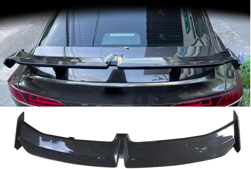 Auto Heckspoiler für Peugeot 301 308 308CC 308SW 508 607 RCZ,Kofferraumspoiler Heckflügel Spoiler,Auto Dekoration Zubehör,B-Carbon Fiber von Ka6MDg