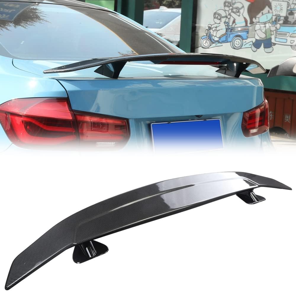 Auto Heckspoiler für VW Passat Bora Jetta EOS Phaeton Magotan,Kofferraumspoiler Heckflügel Spoiler,Auto Dekoration Zubehör,A-Carbonfiberlook von Ka6MDg