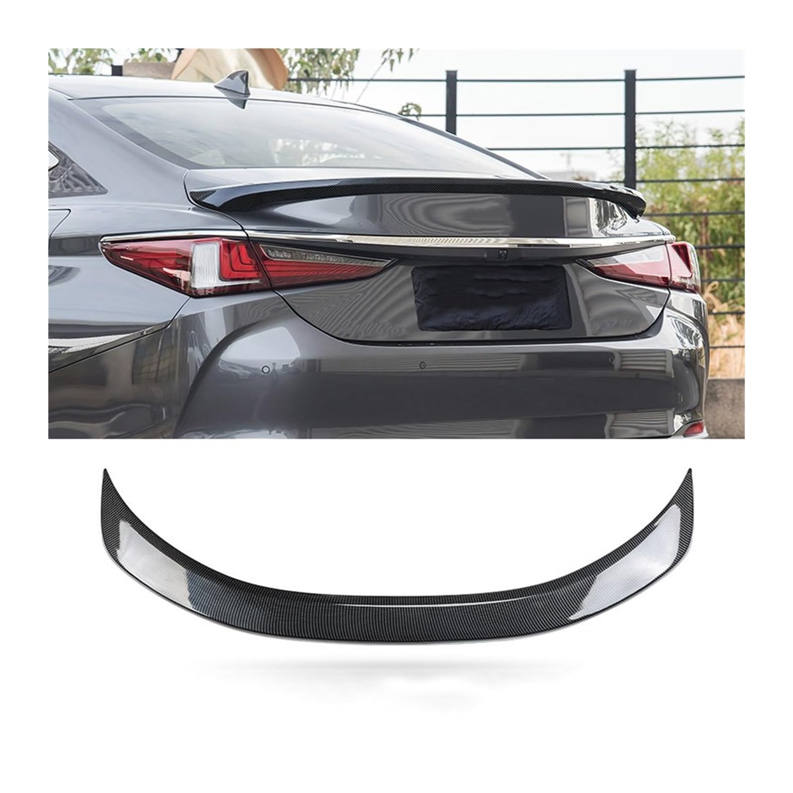 KaLaGong Heckspoiler Auto Spoiler Für LEX&US ES200 ES260 ES300 2018-2024 Auto Modifizierter Heckspoiler(2) von KaLaGong