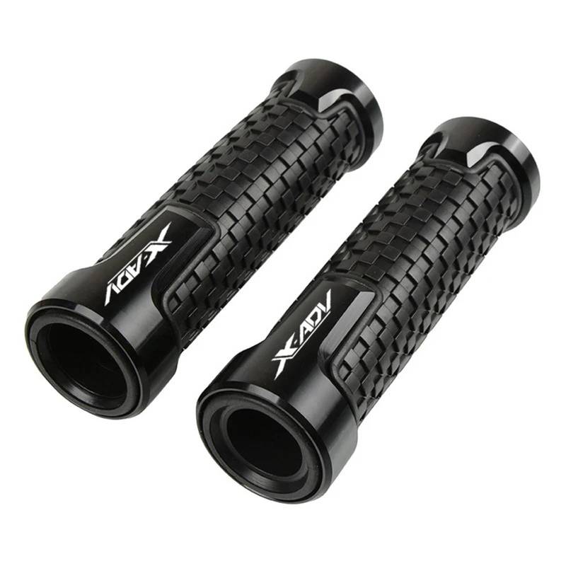 KaLaGong Motorradgriffe Für Hon&da XADV X ADV X-ADV 750 2021 All Year 7/8 „Motorrad Rutschfester Lenkergriff Gashebel CNC Hand Bar Griffe(Schwarz) von KaLaGong