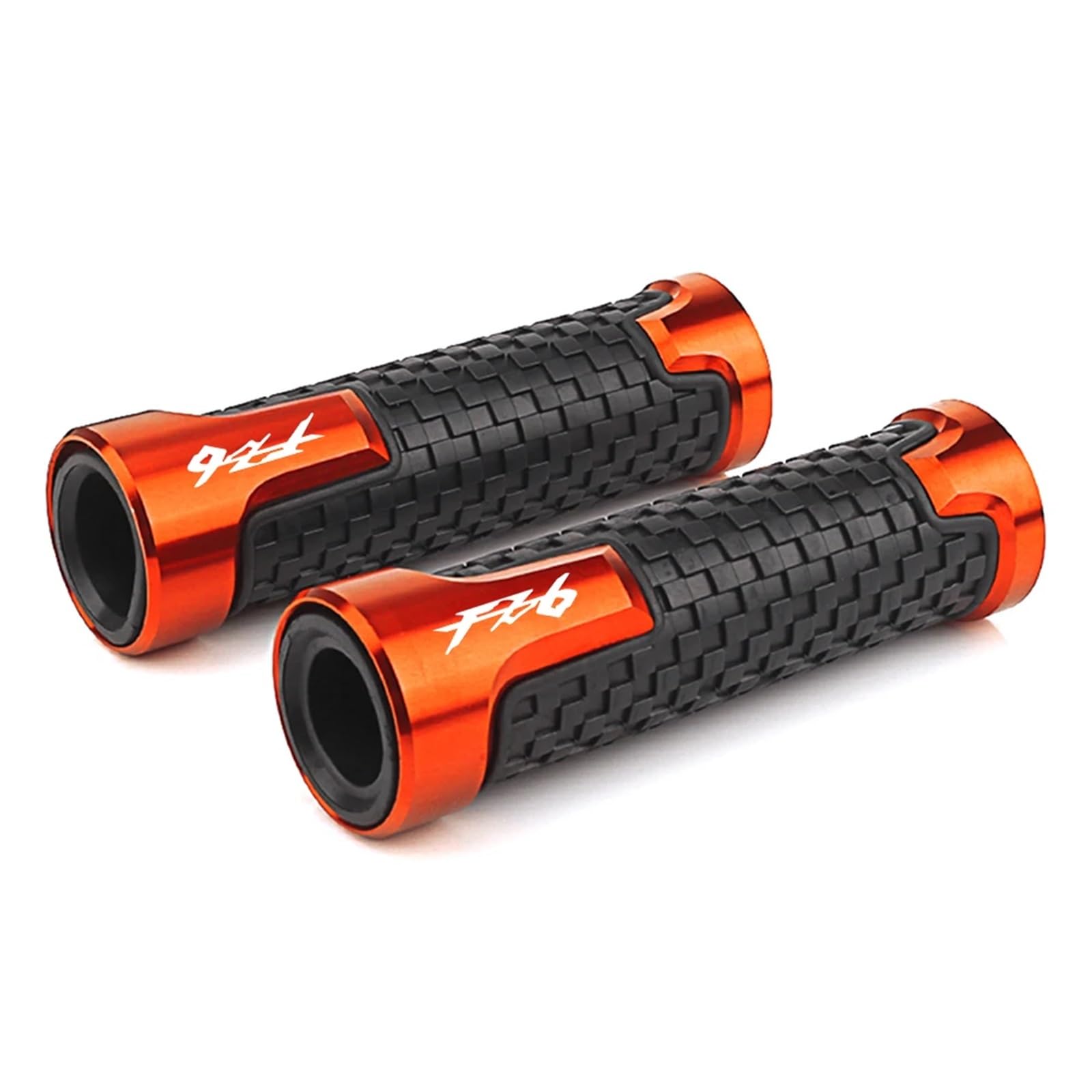 KaLaGong Motorradgriffe Für YA&MAHA Fz1 Fz6 Fz8 7/8“ 22MM Motorrad Lenkergriff Lenker Motorradgriffe(FZ6 Orange) von KaLaGong