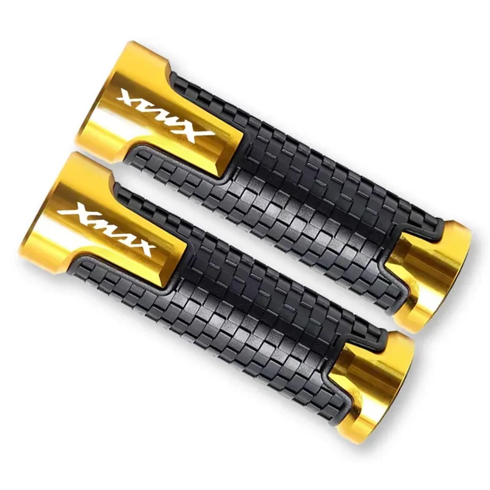 KaLaGong Motorradgriffe Für YA&MAHA Xmax 125 250 300 400 Alle Jahr Motorrad Lenker Grip Griff Bar Motorrad Griffe(Gold) von KaLaGong