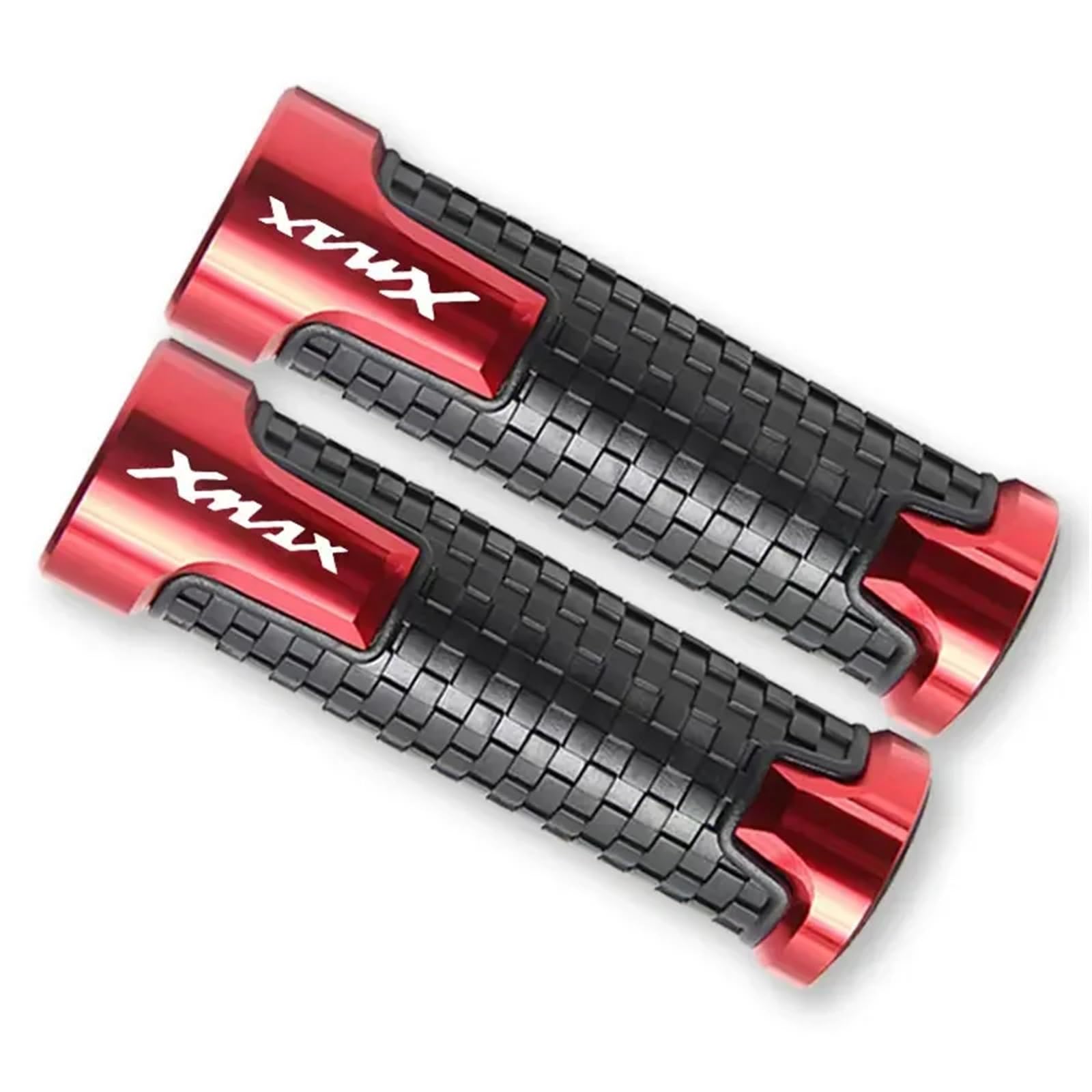 KaLaGong Motorradgriffe Für YA&MAHA Xmax 125 250 300 400 Alle Jahr Motorrad Lenker Grip Griff Bar Motorrad Griffe(Rot) von KaLaGong