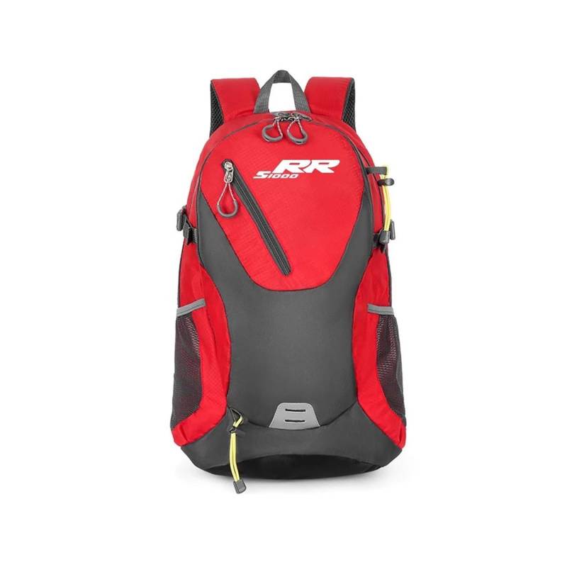 KaLaGong Motorradrucksäcke Für BM&W S1000RR S1000 RR Motorrad Wasserdichter Rucksack(Red) von KaLaGong