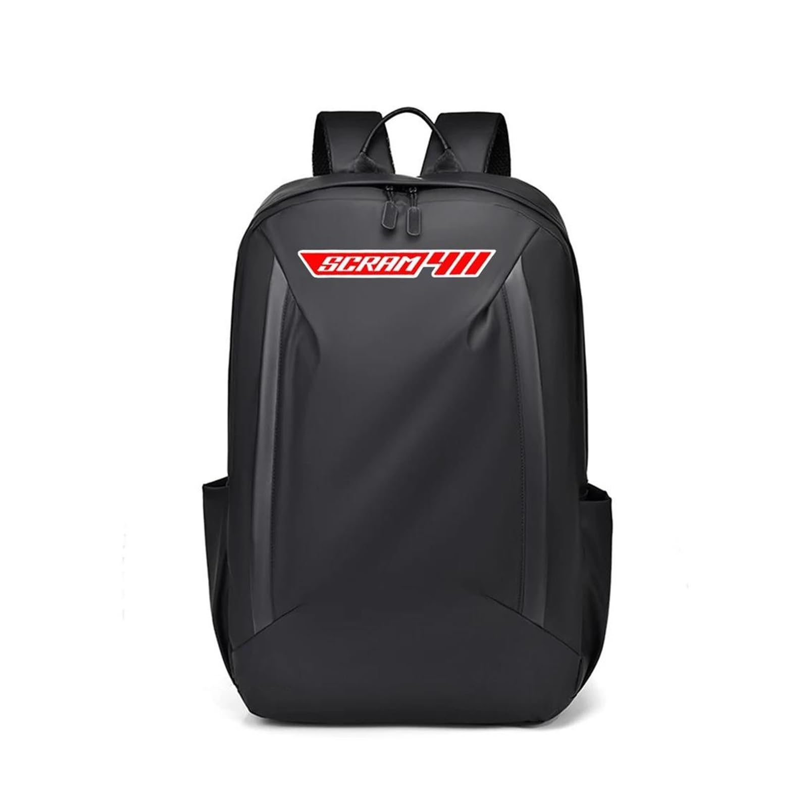 KaLaGong Motorradrucksäcke Für Moto Für Guzzi SCRAM411 2018-2020-2022 Motorrad-Freizeitrucksack(Black) von KaLaGong