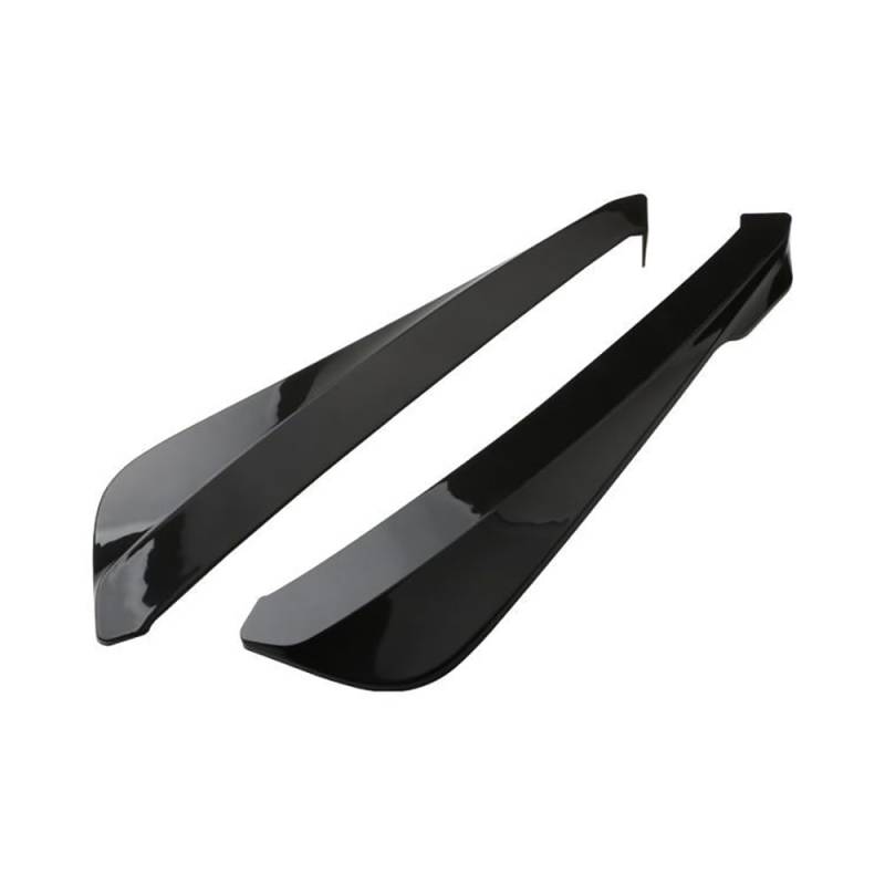 Heckspoiler 1 Paar Universal Fender Lip Splitter Rock Modifizierte Stoßstange Canard Protector Diffusor für BMW 4 Series 5 Series F32 G22 F36 F33 G23 G26 E60 F10 G30 F07 F11,A/Black von KaTiak