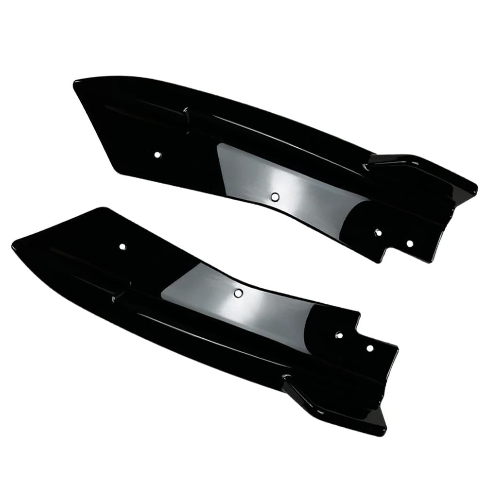 Kacepar Auto Heckstoßstange Lippe Diffusor, Auto Side Fender Skirt Splitter Canard Protector Kompatibel mit BMW X3 G01 LCI M Sport 2022 - Glänzend Schwarz von Kacepar