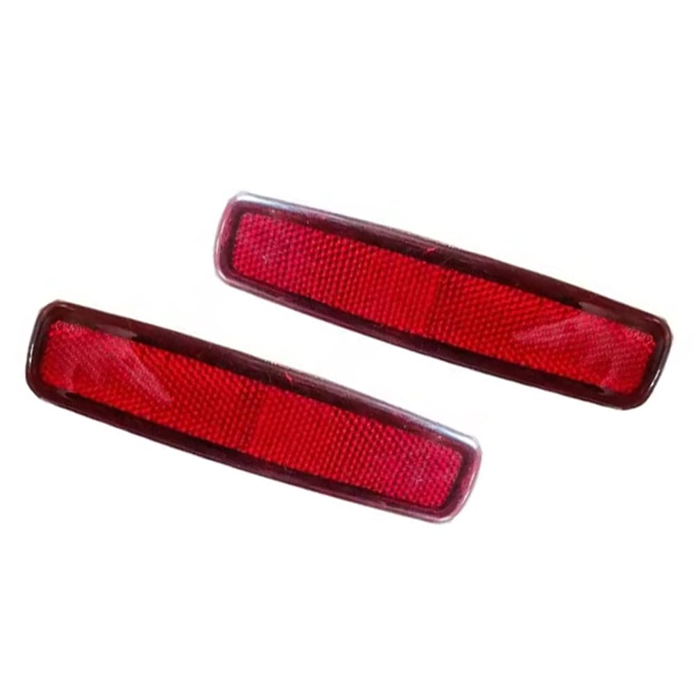 Kacepar Heckstoßstangen-Reflektor, 1 Paar Heckstoßstange Reflektierende Markierungsleuchte Lichtreflektor Kompatibel mit Hyundai H1 Starex 2001-2006, Rot von Kacepar