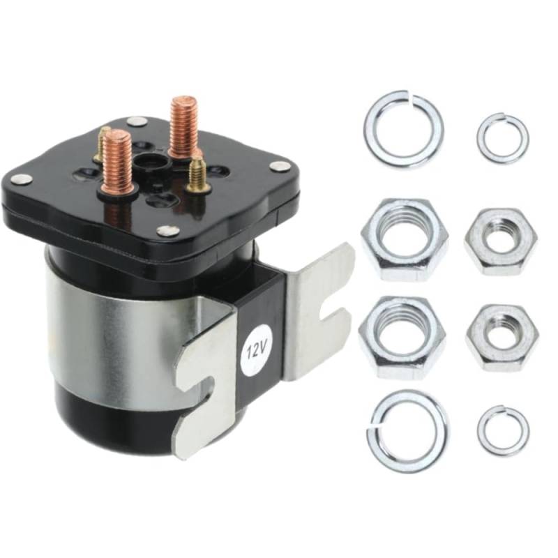 Kacepar Starter-Magnetrelais, Ersatz für Metall- und ABS-Starter-Magnetspule, 12 V, kompatibel mit weißen Rodgers, 586-105111 ‎586-902 SBJ4201 5122140C von Kacepar