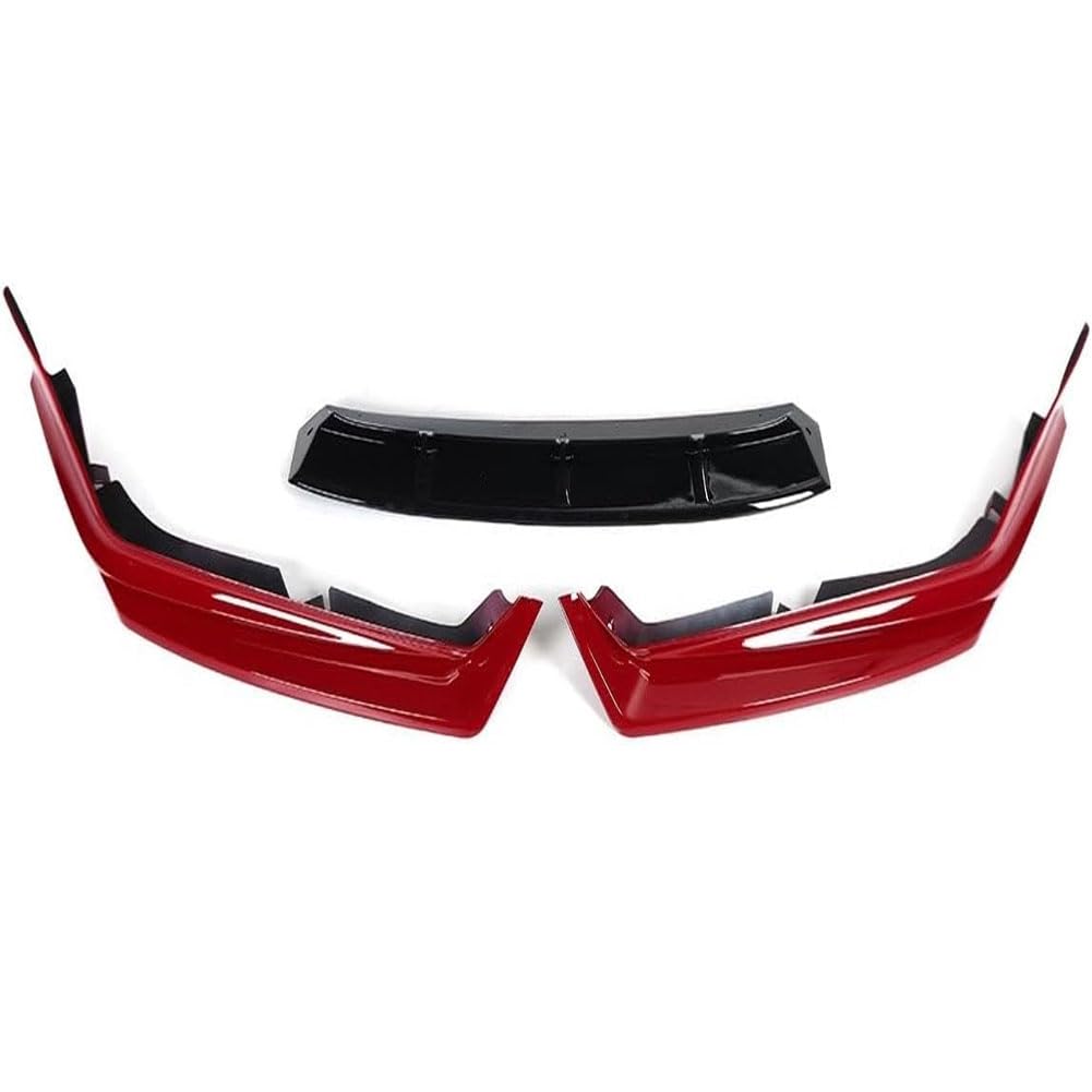 Auto Frontspoiler für Accord 2021-2022, ABS Frontlippe Spoiler FrontstoßStange Lippe Splitter Diffusor Antikollisionsschutz Zubehör,Red von Kadue