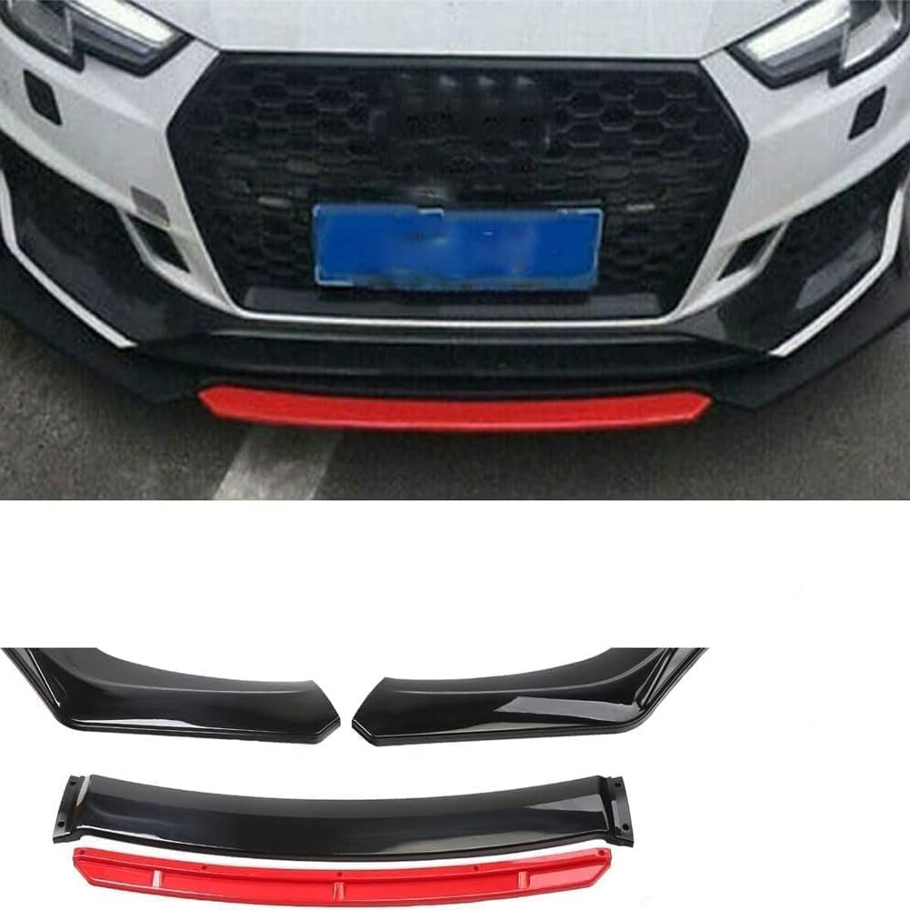 Auto Frontspoiler für Peugeot 206 207 207CC 301 307 308 308CC 308SW, ABS Frontlippe Spoiler FrontstoßStange Lippe Splitter Diffusor Antikollisionsschutz Zubehör von Kadue