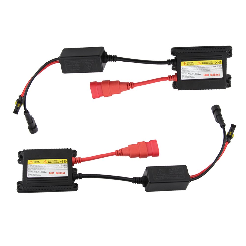 HID-Xenon-Vorschaltgerät-Umrüstsatz, DC 12 V digitale elektronische Steuerung H1 H3 H7 H8 H9 H11 9005 9006 H4 Scheinwerfer 55 Watt von KaiDengZhe