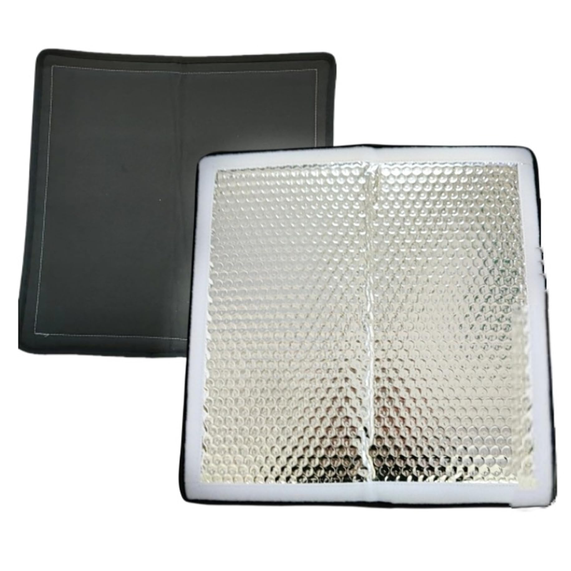 RV Skylight Shade 16x16in RV Skylight Isolator Kleber RV Skylight Deckung mit Befestigungsband 2-Fach uV resistent isoliertes RV-Vent-Schatten-RV-Zubehör, RV-Ablagerungsabdeckungen für Dach von Kalastussaari