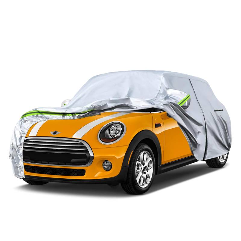 Autoabdeckung Passend für Mini Electric 2020-2024, Autoabdeckung Vollgarage Ersatz für Mini Cooper 2020-2024, Oxford Gewebe Auto Abdeckplane Wetterfeste Wasserdicht UV-beständige Atmungsaktiv von Kamanan