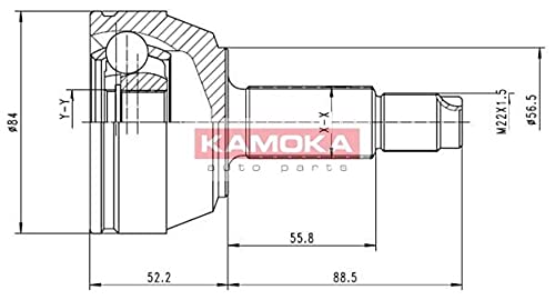 Kamoka 6514 KAMOKA Gelenksatz, Antriebswelle von Kamoka