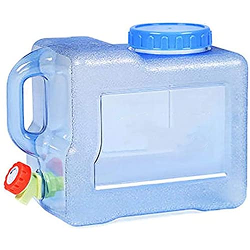 Kanylavy Wasser Kanister mit Wasserhahn, Camping Tragbarer Eimer Auto Wasser BehäLter mit Deckel Wasser Tank Reservoir für Reisen im Freien,8L von Kanylavy