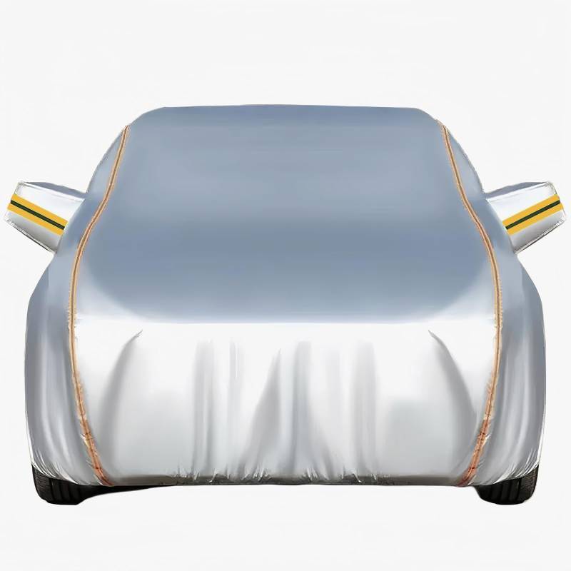 Autoplane Passend Für Audi Q3 Plane Wasserdicht Autoschutzhülle Atmungsaktiv Vollgarage Autoplane Für Regen Sonne Staub Schutz Auto Abdeckplane Abdeckung (Color : Silver, Size : Q3(2020-2022)) von KarFRi