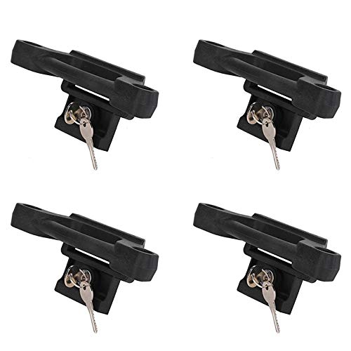 Karriter Auto Box Tie Down Truck Bed Cleats Locking Clasp Set for 15-20 HL3Z-99000A64-A FL3Z-99000A64-B von Karriter