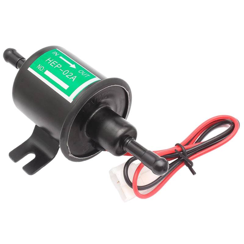 12V-Ölpumpe, Niederdruck-Ölpumpe | 12V kleine Inline-Transfer-Ölpumpe | HEP-02A Elektrische Motorradölpumpe, effiziente Automodifikationen, Ersatzteile für Motorradvergaser von Kasmole