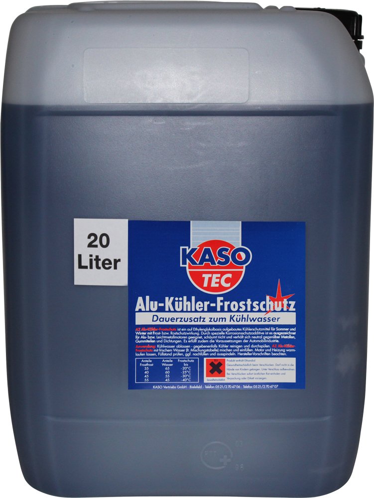 Alu-Kühler-Frostschutz Kühlerfrostschutz gemäß G11 20 Liter von KasoTec