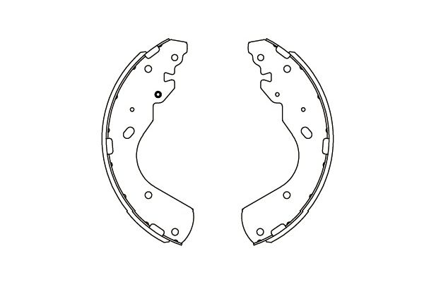 Bremsbackensatz Hinterachse Kavo Parts KBS-5404 von Kavo Parts