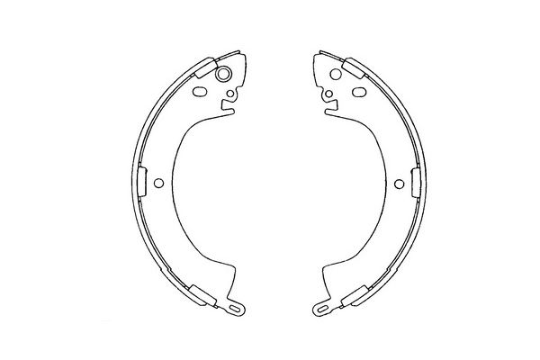 Bremsbackensatz Hinterachse Kavo Parts KBS-6408 von Kavo Parts