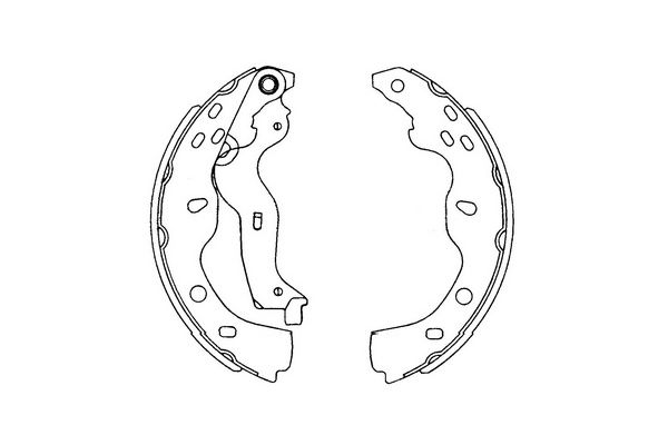 Bremsbackensatz Hinterachse Kavo Parts KBS-8914 von Kavo Parts