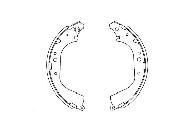 Bremsbackensatz Hinterachse Kavo Parts KBS-9901 von Kavo Parts