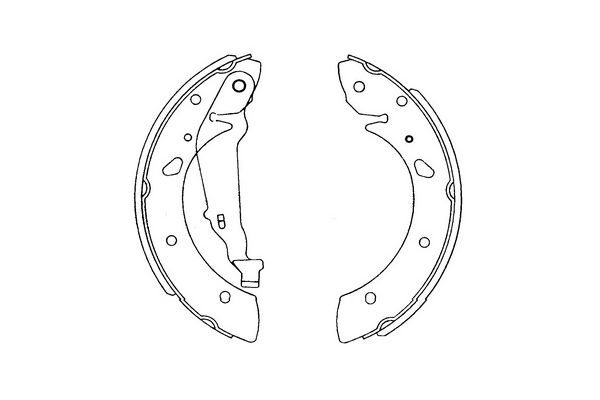 Bremsbackensatz Hinterachse Kavo Parts KBS-9915 von Kavo Parts