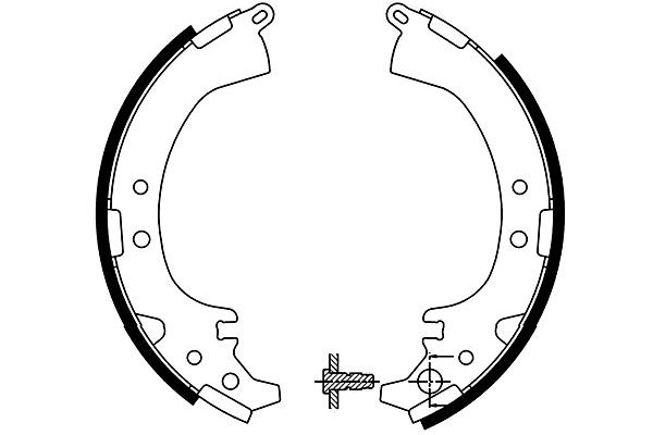 Bremsbackensatz Hinterachse Kavo Parts KBS-9930 von Kavo Parts