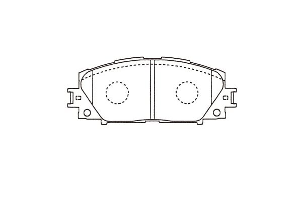 Bremsbelagsatz, Scheibenbremse Vorderachse Kavo Parts KBP-9140 von Kavo Parts