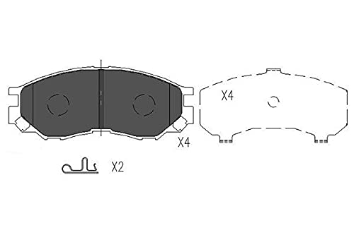 Kavo KBP-5508 Bremsbelagsatz, Scheibenbremse - (4-teilig) von Kavo Parts