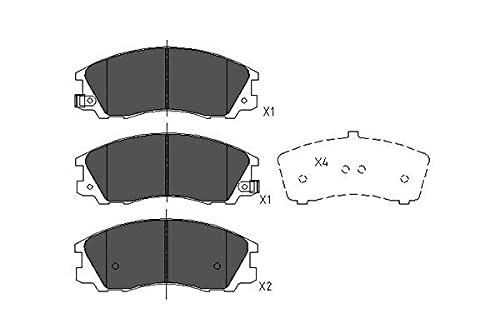 Kavo Parts KBP-3016 Bremsklotz von Kavo Parts