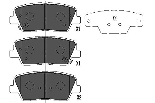 Kavo Parts KBP-3034 Bremsklotz von Kavo Parts