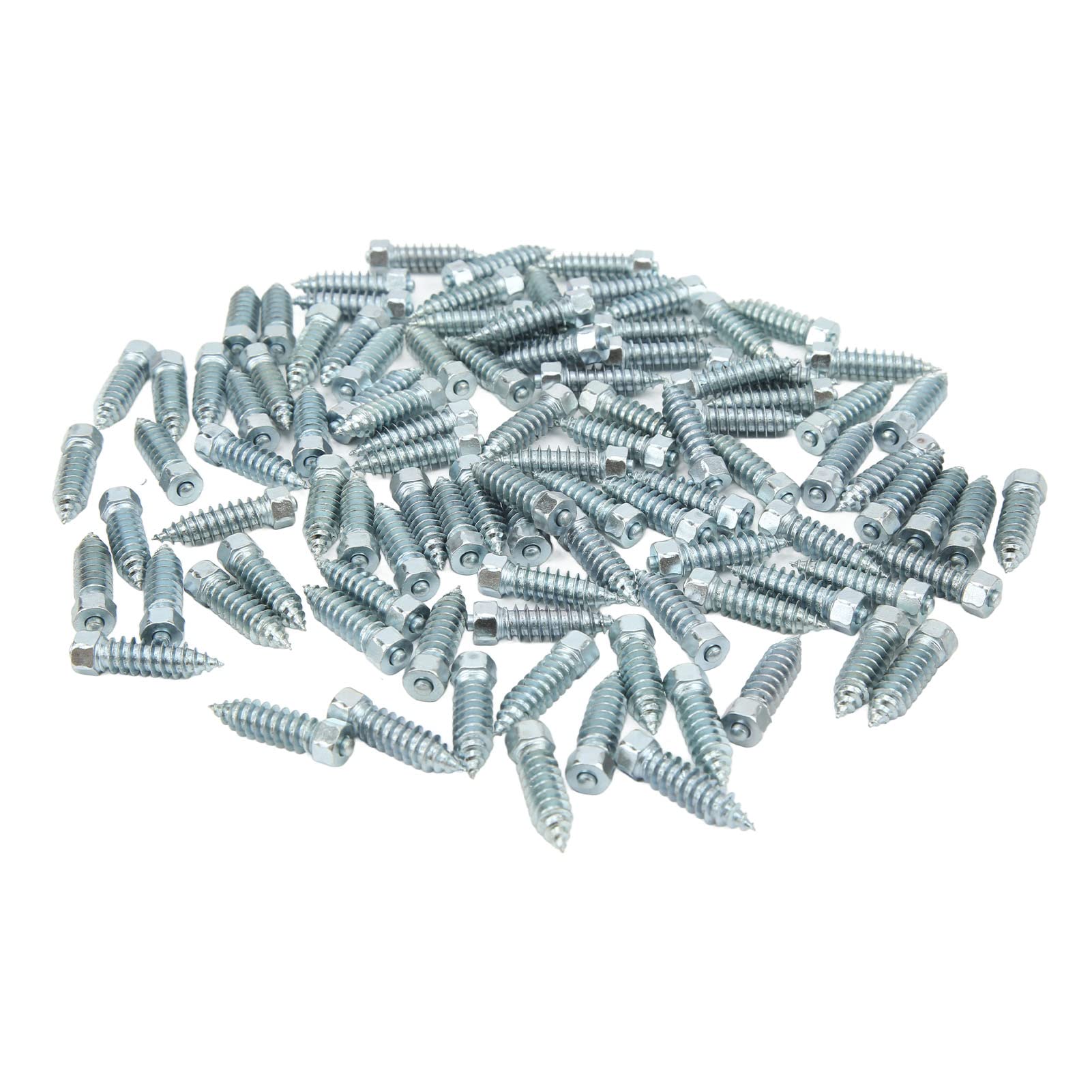 100pcs Reifenspitzen M8 Ausgezeichneter Griff Anti -Schlupf -Rad -Stolzen Universal Lader Skid Steer Gabelstapler von Kavolet