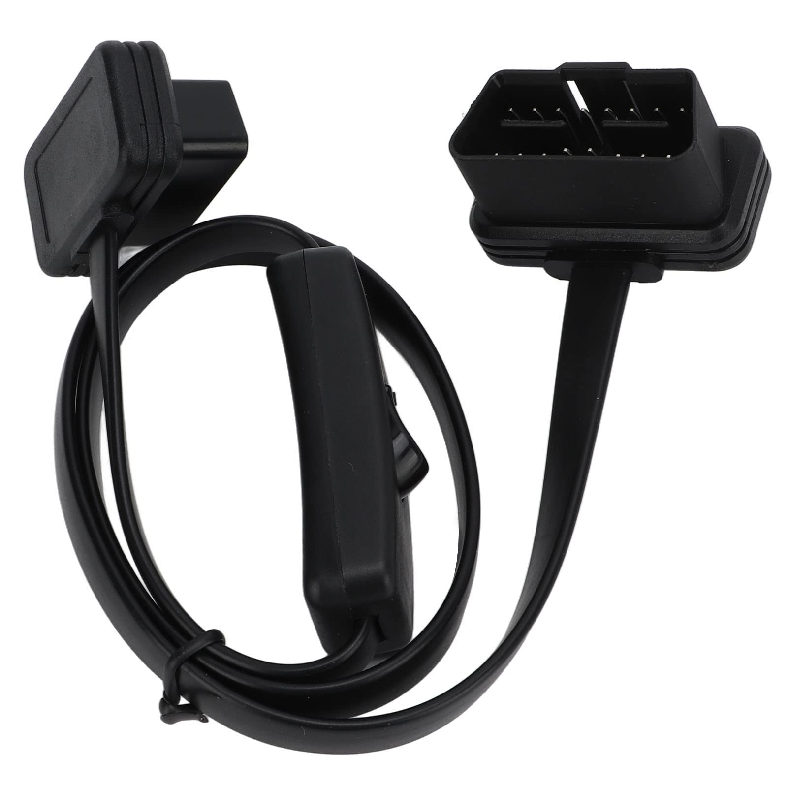 16 Pin Schwarzer Männlicher Diagnoseadapter -Verlängerungskabel, Stecker Weibliches OBD2 -Kabel mit Schalter, für OBD2 -Verlängerungskabel, Leicht und Robust 16 Pin Schwarzer Männlicher Diagnoseadapter -Verlängerungskabel, Stecker Weibliches OBD2 -Kabel mit Schalter, für OBD2 -Verlängerungskabel, Leicht und Robust von Kavolet