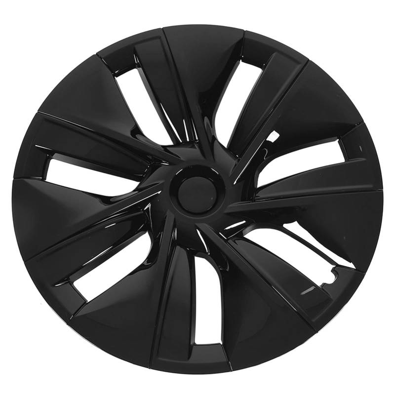 19 Zoll Stilvolle Robuste Hubcap-Radabdeckungen für Model Y 2020-2023 (Glänzend schwarz) von Kavolet