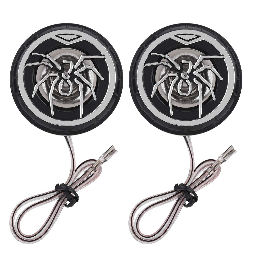 2Pcs Kreative Spinne Muster Super Power Laute Audio Lautsprecher Hochtöner für Auto Hohe Leistung 12V DC Anwendbar Alle Autos von Kavolet