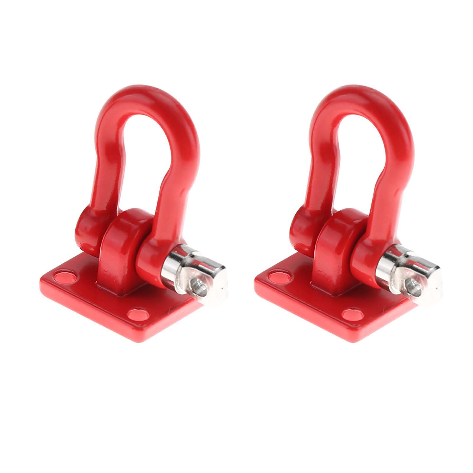 4PCS Lock Catch Strong Metal Set Portable für RC Climbing Crawler Car Assembly Rot/Schwarz (Rot) von Kavolet