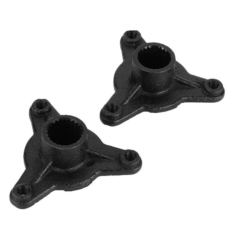 78mm 23T Spline 3 Stud Hinterrad Achsnabe Hochpräzises Aluminiumlegierungsmaterial Schwarz für 110cc ATV507 ATV516F ATV517F ATV Go Kart von Kavolet