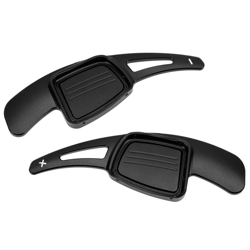 Aluminiumlegierung Paddle Shifter Extension Lenkradschaltpaddel für A3 B9 B9.5 Q3 2017+ Luxus Mattrot (Schwarz) von Kavolet